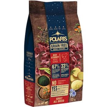 Polaris bezobilné granule s čerstvým masem Adult s hovězím a krůtím 12kg (5999566110559)