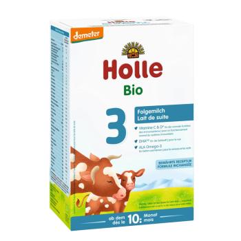 EXP: 13.12.2024 HOLLE Výživa bio dětská mléčná 3 pokračovací, 10m+ 600 g