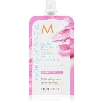 Moroccanoil Color Depositing jemná vyživující maska bez permanentních barevných pigmentů Hibiscus 30 ml