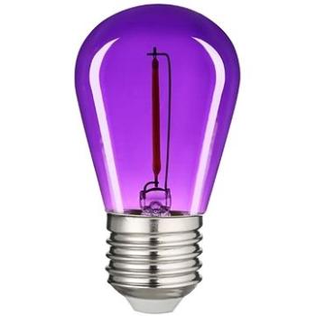 AVIDE Retro barevná LED žárovka E27 0,6W 50lm fialová, filament (ABDLF-0.6W-P)