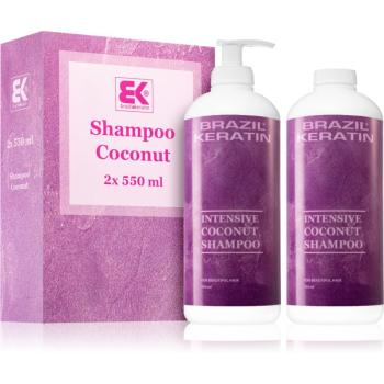 Brazil Keratin Coconut Shampoo výhodné balení pro poškozené vlasy