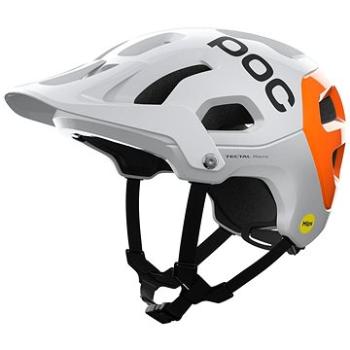 POC přilba Tectal Race MIPS NFC Hydrogen White/Fluorescent Orange AVIP MED (7325549924437)