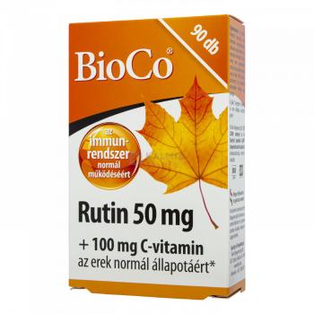 BioCo Rutin 50 mg +C-vitamin 100 mg tabletta 90 db