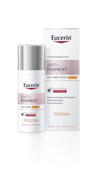 Eucerin Denní tónovaný krém SPF 30 Antipigment (Tinted Cream) 50 ml Medium