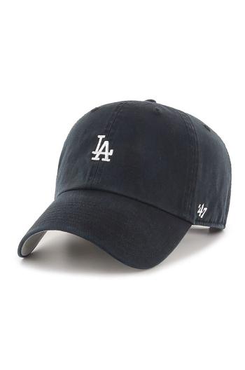 Čepice 47brand MLB Los Angeles Dodgers černá barva, s aplikací, B-BSRNR12GWS-BKA