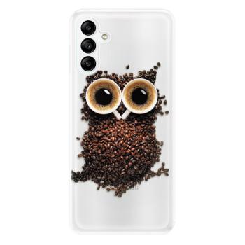 Odolné silikonové pouzdro iSaprio - Owl And Coffee - Samsung Galaxy A04s