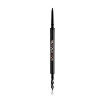 Revolution Precizní tužka na obočí s kartáčkem (Precise Brow Pencil Medium Brown)