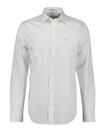 KOŠILE GANT REG SATEEN SHIRT WHITE