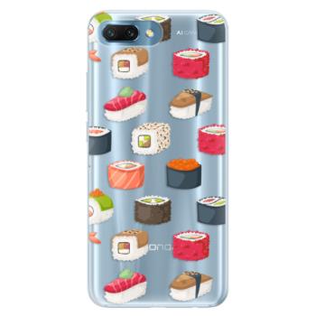 Silikonové pouzdro iSaprio - Sushi Pattern - Huawei Honor 10