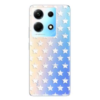 Odolné silikonové pouzdro iSaprio - Stars Pattern - white - Infinix Note 30