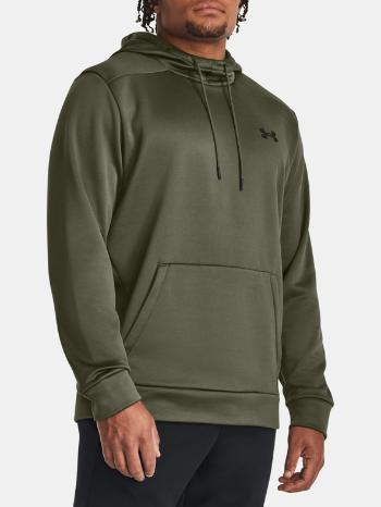 Under Armour UA Armour Fleece Hoodie Mikina Zelená