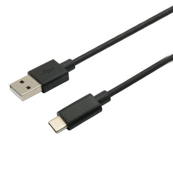 Kabel C-TECH CB-USB2C-20B USB 2.0 AM na Type-C kabel (AM/CM), 2m, černý