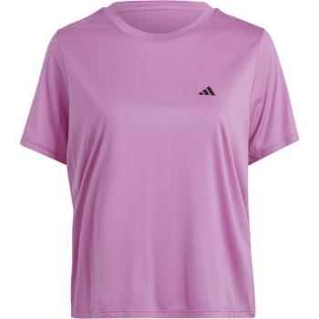 adidas MADE4TRAINING TEE Dámské tréninkové tričko v plus size, růžová, velikost