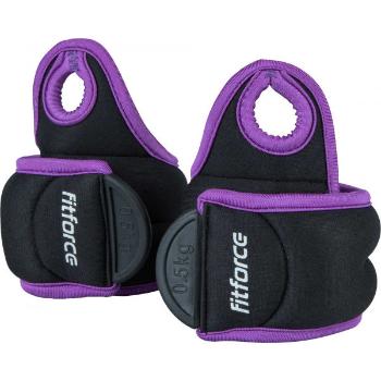 Fitforce WRIST 2 x 0,5 KG Závaží na zápěstí, černá, velikost