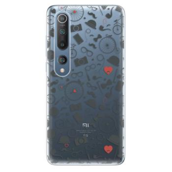 Odolné silikonové pouzdro iSaprio - Vintage Pattern 01 - black - Xiaomi Mi 10 / Mi 10 Pro