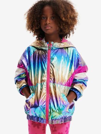 Desigual Rainbow Bunda dětská Modrá