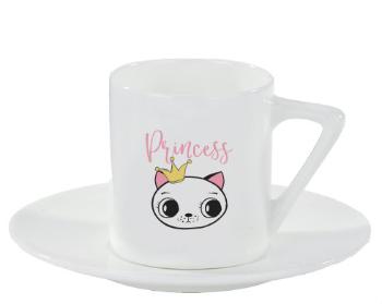 Espresso hrnek s podšálkem 100ml Princess