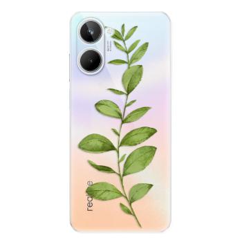 Odolné silikonové pouzdro iSaprio - Green Plant 01 - Realme 10