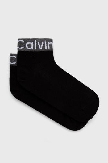 Ponožky Calvin Klein dámské, černá barva, 701218785