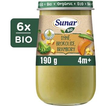 Sunar BIO příkrm dýně, brambory, olivový olej 6× 190 g (8592084417307)