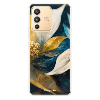 Odolné silikonové pouzdro iSaprio - Gold Petals - Vivo V23 5G