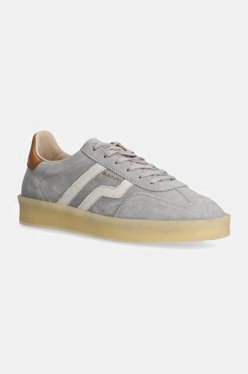 Kožené sneakers boty Gant Cuzima Crepe šedá barva, 29533961 G031