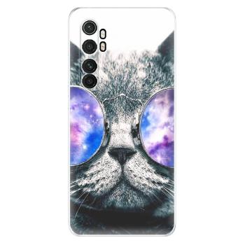 Odolné silikonové pouzdro iSaprio - Galaxy Cat - Xiaomi Mi Note 10 Lite