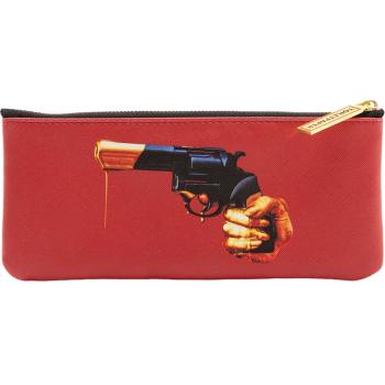 Taštička TOILETPAPER REVOLVER Seletti 21 x 9 cm červená