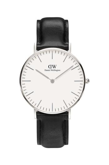 Hodinky Daniel Wellington Classic 36 Sheffield černá barva