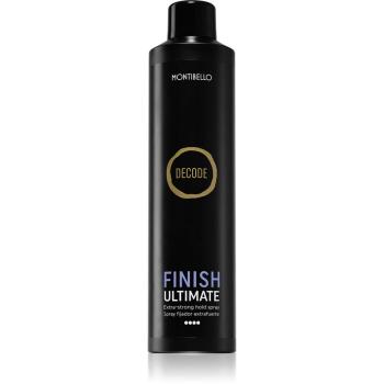 Montibello Decode Finish Ultimate Spray lak na vlasy s extra silnou fixací odolný vzdušné vlhkosti 400 ml