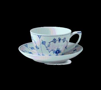 Šálek & podšálek Blue Fluted Plain, 28 cl - Royal Copenhagen