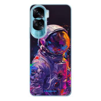 Odolné silikonové pouzdro iSaprio - Neon Astronaut - Honor 90 Lite 5G