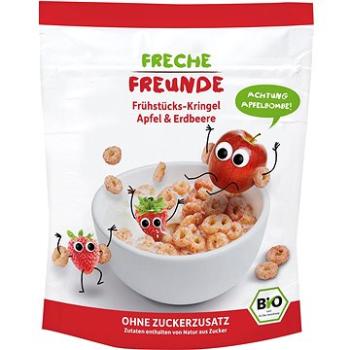 Freche Freunde BIO Cereálie Křupavé kroužky - Jablko a jahoda 125 g (4260618520161)