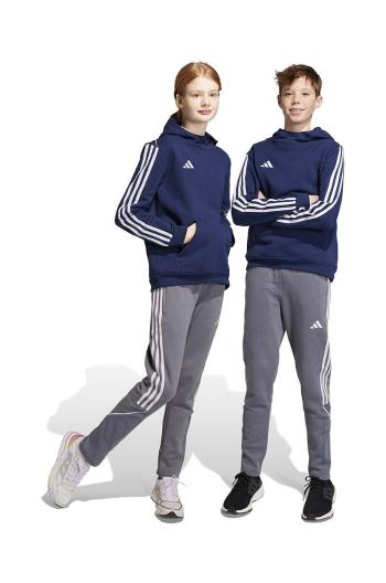 Dětské tepláky adidas Performance TIRO23L SW PNTY šedá barva, vzorované