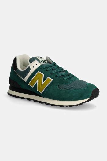 Sneakers boty New Balance 574 zelená barva, U574RBC