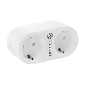 Tellur WiFi Smart AC Dual Plug, Duální zásuvka, 16A, 3680W