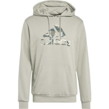 adidas CAMO GRAPHIC HOODIE Pánská mikina, šedá, velikost