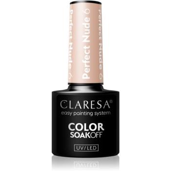 Claresa SoakOff UV/LED Color Perfect Nude gelový lak na nehty odstín 6 5 g