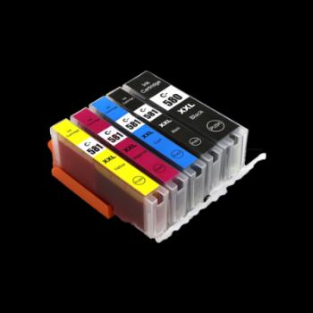 Canon CLI-581XXL Bk, C,M,Y + PGI-580XXLBk multipack kompatibilní cartridge