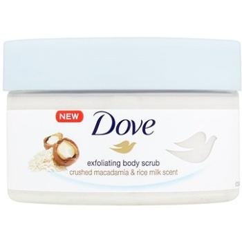 Dove Makadamové ořechy a rýžové mléko tělový peeling 225ml (8710447217054)