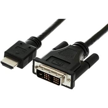 ROLINE DVI - HDMI propojovací, stíněný, 1m (11045519)