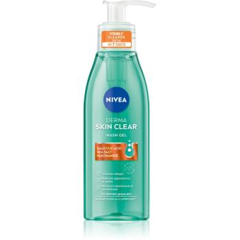 Nivea Derma Skin Clear čisticí pleťový gel 150 ml