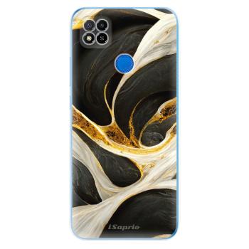 Odolné silikonové pouzdro iSaprio - Black and Gold - Xiaomi Redmi 9C