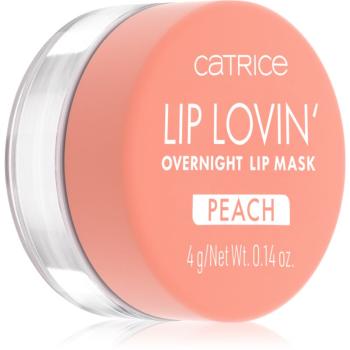 Catrice Lip Lovin' hydratační maska na rty na noc odstín 030 Feelin' Peachy 4 g