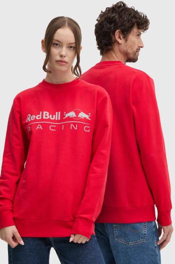 Mikina Red Bull Racing x Pepe Jeans červená barva, s potiskem, RU580002