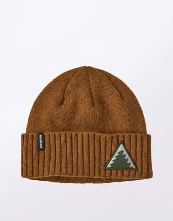 Patagonia Brodeo Beanie Dawn Tracks Patch: Shelter Brown