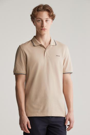 POLOKOŠILE GANT TIPPING SS PIQUE POLO DRY SAND