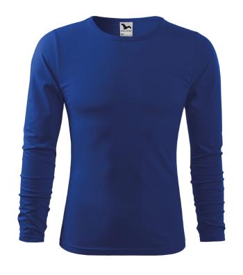 MALFINI Pánské tričko s dlouhým rukávem Fit-T Long Sleeve - Královská modrá | XXL