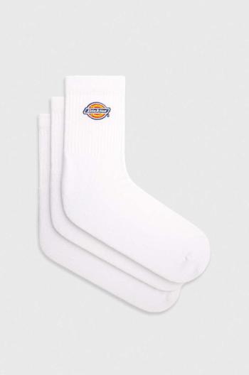 Ponožky Dickies 3-pack pánské, bílá barva, DK0A4Y9OWHX1-WHITE