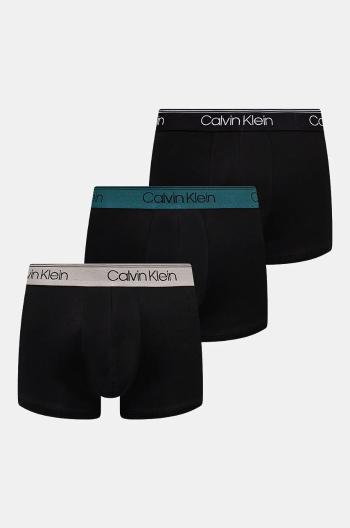 Boxerky Calvin Klein Underwear 3-pak pánske, čierna farba